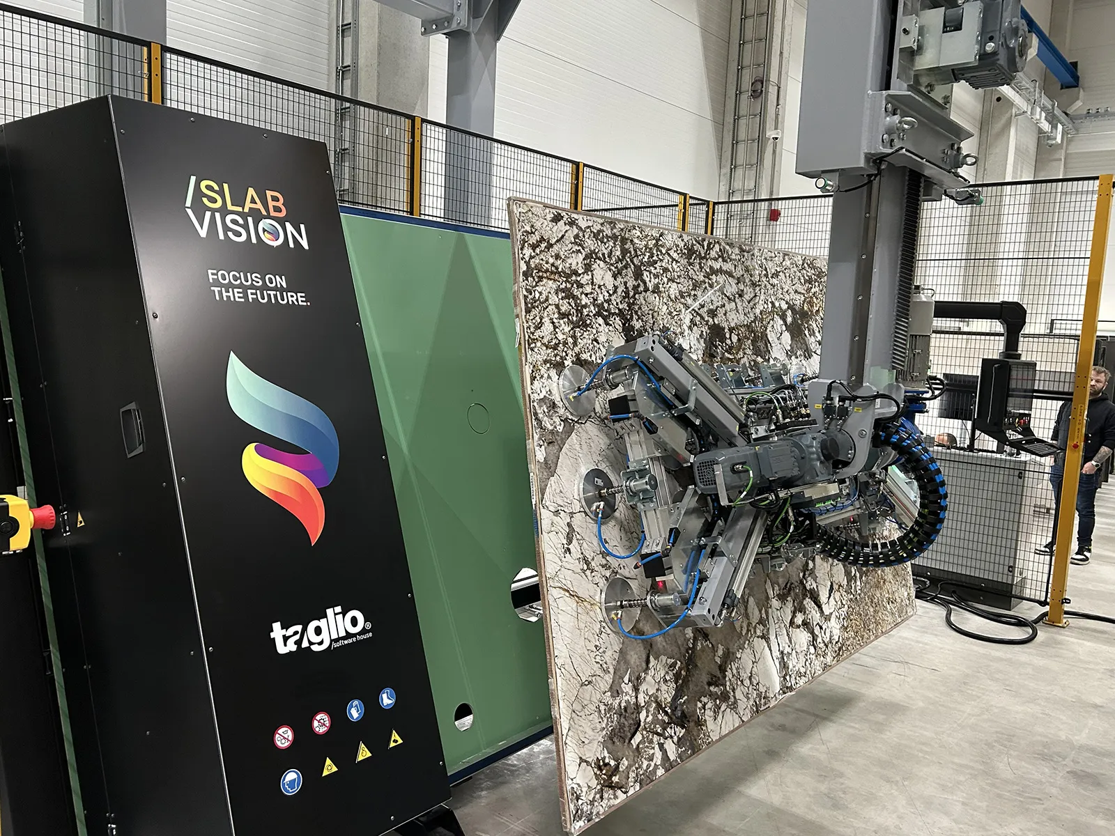 Germany, 2025 — Handling system integrated via API with a vertical scanner