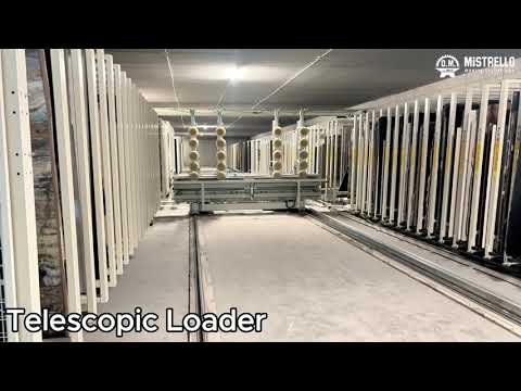 Telescopic Loader. A ground-level, the most compact handling system, designed for sites where vertical space is constrained.